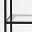 Material Glas Lagerregal Bakery schwarz