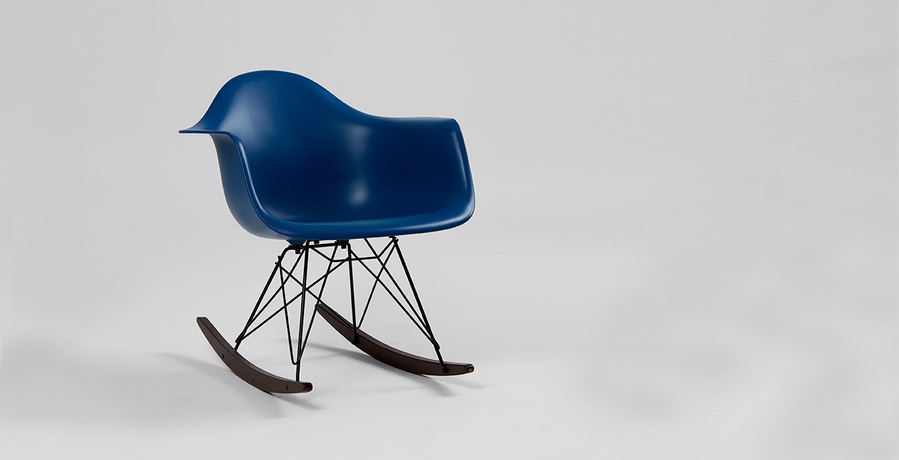 Vitra RAR Schaukelstuhl blau TITEL