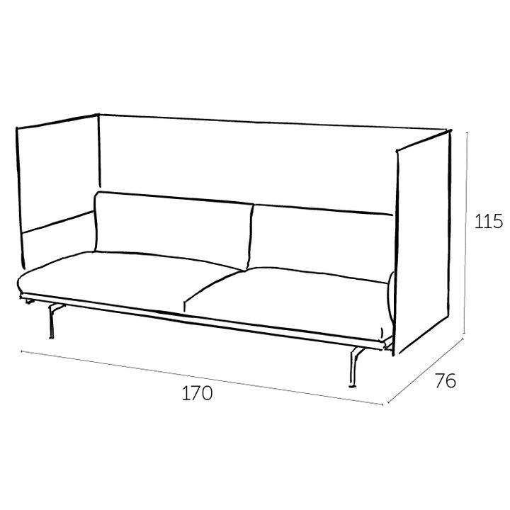 Lounge Sofas - Muuto Highback Sofa